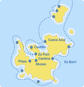 Cabrera 360º: vuelta al archipiélago, desembarco y cueva azul